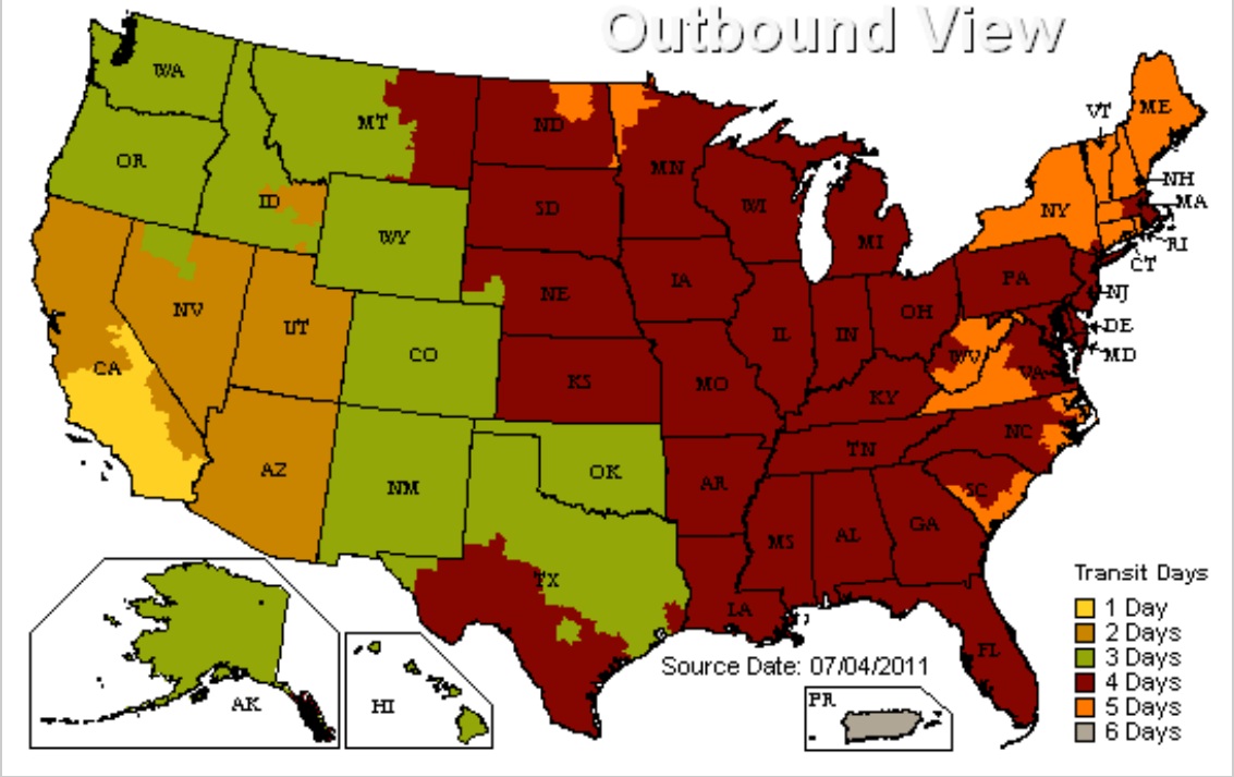 Shipping Map